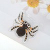 Unique Bargains Halloween Spider-Design Claw Clip Black White 1 Pc - 3 of 4