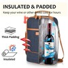 Tirrinia Insulated 2 Bottle Wine Gift Bag, Wine Lovers Must Haves - 4 of 4