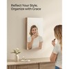 Mirror Jewelry Cabinet, Walld Armoire Jewelry Storage with Built-in Lights - 3 of 4