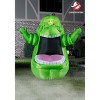 HalloweenCostumes.com  5FT Inflatable Slimer Outdoor & Indoor Decoration, Light-Up Green Halloween Holiday Display Decor, White/Pink/Green - 2 of 4