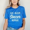 Simply Sage Market Eat Sleep Soccer Repeat Short Sleeve Tee - 2 of 4