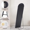Floor Standing Mirror, Wall Mirror with Stand Aluminum Alloy Thin Frame - 2 of 4