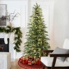 LuxenHome 7Ft Pre-Lit Green Cypress Artificial Christmas Tree - 4 of 4