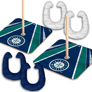 MLB Seattle Mariners Horseshoe Bag Toss Game Set - 1 of 4