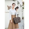 West 3PCS Purses for Women Tote Bag and Wallet Set Shoulder Satchel Handbags - 2 of 4