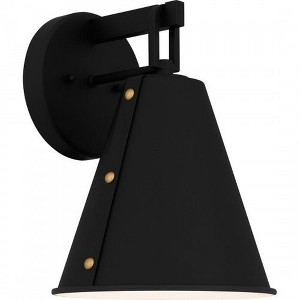 Quoizel Lighting Hyde 1 - Light Sconce in  Matte Black - 1 of 4
