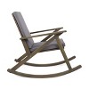 Christopher Knight Home Ridgewood Outdoor Acacia Wood Rocking Chair with Cushion - 4 of 4