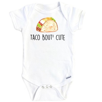 Taco Bout Cute Onesie® Baby Boy Girl Clothes Infant Bodysuit Funny Cute Newborn GS1