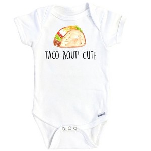 Taco Bout Cute Onesie® Baby Boy Girl Clothes Infant Bodysuit Funny Cute Newborn GS1 - 1 of 3