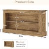 Tribesigns 63-Inch Long Console Table, Farmhouse Sofa Console Behind Couch with Shelves for Living Room, for Foyer,Entryway,Hallway, Brown - 2 of 4