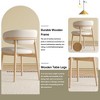 Racxily Dining Chair Set of 2 Pieces, Modern Dining Chair, Suitable for Dining Room, Kitchen and Living Room, Comfortable and Durable - 4 of 4