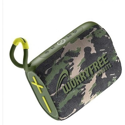 Worryfree Gadgets Portable Mini Bluetooth Speaker, IPX7 Waterproof, RGB Lights, TWS Surround Sound, Perfect for Outdoor-Indoor Use, Beach, Pool
