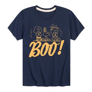 Boys' - Peanuts - Boo Short Sleeve Graphic T-Shirt - 1 of 4