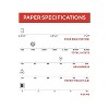 TRU RED 8.5" x 11" Multipurpose Paper 20 lbs. 96 Brightness 500/RM 513099 - 3 of 4