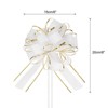 Unique Bargains Gift Wrapping Christmas Wedding Car Large Pull Bow 10 Pcs - 2 of 4