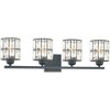 Quoizel Lighting Gibson 4 - Light Vanity in  Matte Black - 3 of 4