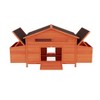Kumasinova Large 11.12 Sq Ft Outdoor Chicken Coop,67.7" Poultry House with 2 Nesting Boxes,Wooden Poultry Cage with Chicken Run&Free-Range Doors - 3 of 4