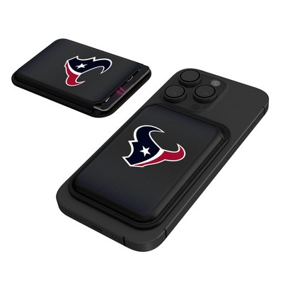 Keyscaper NFL AFC Teams Linen Black Magnetic Credit Card Wallet