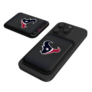 Keyscaper NFL AFC Teams Linen Black Magnetic Credit Card Wallet - 1 of 3