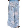 Women's Floral Linen Pants With Ruffle Detailed Leg - Look Mode USA - 3 of 4