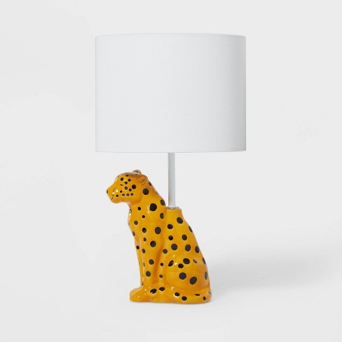 Cheetah Figural Lamp Pillowfort, Art Knacky Cheetah Table Lamp