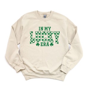 Simply Sage Market Women's Graphic Sweatshirt In My Lucky Era Checkered - 1 of 3