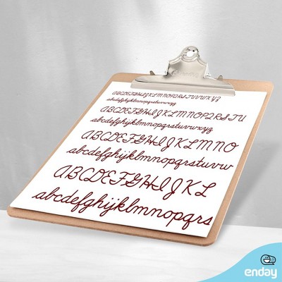 Enday Standard Size Hardboard Clipboard Target