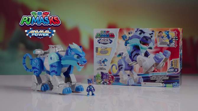PJ Masks Animal Power Charge and Roar Power Cat, 2 of 6, play video