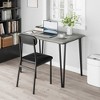 5-Pc Dining Set for 4 - Rectangular Table w/Upholstered Chairs, Rectangular Kitchen Table Set for Small Space, Apartment - 4 of 4