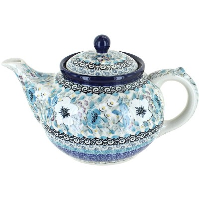 Blue Rose Polish Pottery Margot Medium Teapot