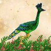 Morawski 8.0 Inch Lady Peacock Clip-On Bird Clip-On Elongated Tail Feathers Tree Ornaments - 2 of 4