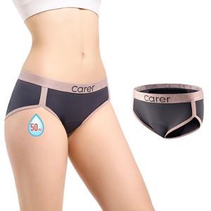 CARER Period Underwear for Women Girl Leak-proof Panties for Women Incontinence Menstrual Hipster - Mild Absorbency - 1 of 4