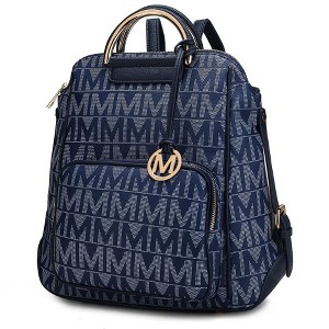 MKF Collection Cora Milan M Signature Trendy Travel Backpack by Mia K - 1 of 4