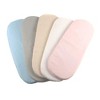 Tadpoles Luxe Cotton Set of 2 Moses Basket Fitted Sheets with Foam Pad - Light Blue - 3 of 4