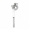 Slickblue Stainless Steel Promise Ring - Polished Finish, Clear Round CZ Stones, Modern and Elegant Look, Size 5-10 - 4 of 4