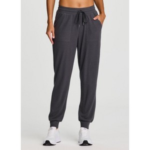 RBX Active Women's Full Length Micro Ribbed Ultra Lightweight Soft Fashion Lounge Jogger Sweatpants - 1 of 4