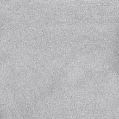 Chrome Gray Faux Silk Blackout Back Tab Curtain Panel