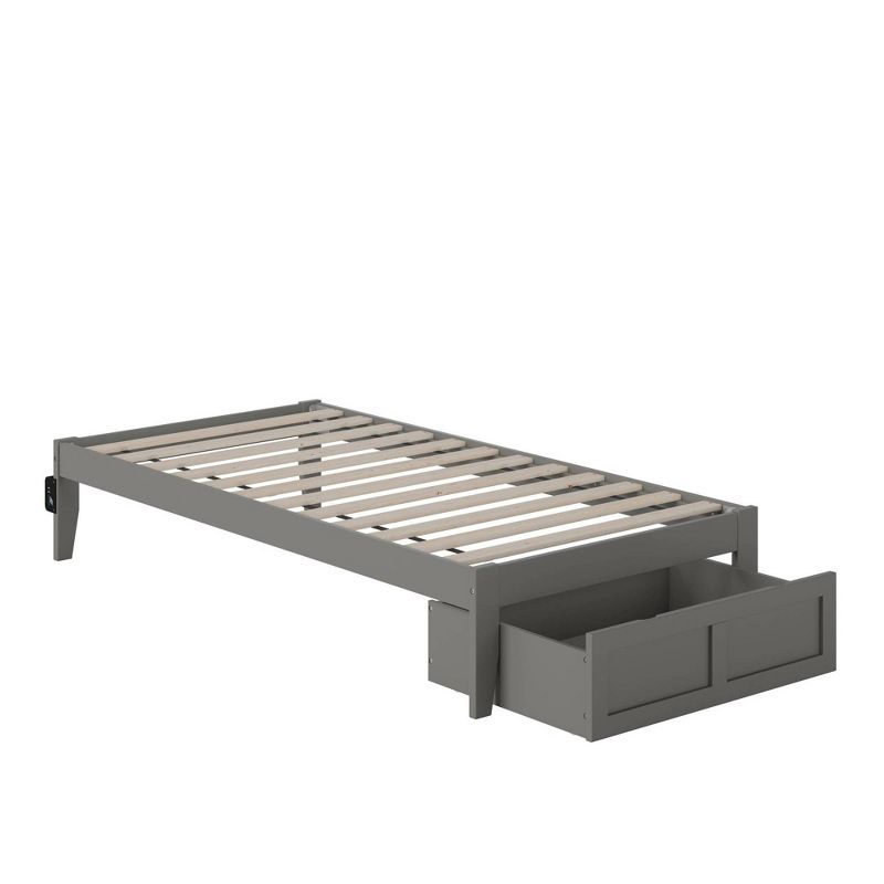 Colorado Bed with Foot Drawer and USB Turbo Charger - AFI, 4 of 8