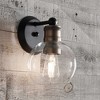Progress Lighting Hansford 1-Light Bath & Vanity Fixture, Antique Bronze, Clear Spherical Shade - 3 of 4