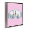 Stupell Industries Winter Slopes Goggles Floating Frame Canvas Art - 2 of 4