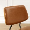 Art Leon Mid Century Modern Bentwood Dining Chairs with Faux Leather and Metal Frame, Set of 2 - 4 of 4