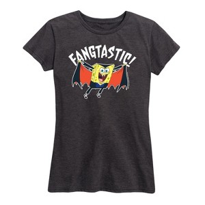 Women's - SpongeBob SquarePants - Fangastic Short Sleeve Graphic T-Shirt - 1 of 4
