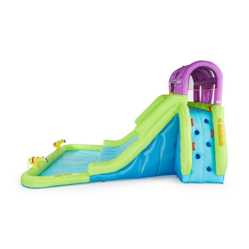 Kahuna Mega Blast Inflatable PVC Backyard Kids Pool and Slide Water Park with 3 Water Cannons, Splash Pool, Double Wide Slide, and Climbing Wall, 3 of 7