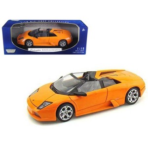 Lamborghini Murcielago Roadster Orange 1/18 Diecast Model Car by Motormax - 1 of 3