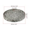 Unique Bargains Indoor Outdoor Ceramic Round Flower Plant Pot Saucer Tray Marble-Color - 2 of 4