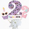 Big Dot of Happiness Two Cool - Girl - Pastel 2nd Birthday Party Centerpiece Sticks - Table Toppers - Set of 15 - 3 of 4