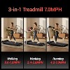 4-in-1 Walking Pad with 15% Incline, Portable Under Desk Treadmill, Foldable Treadmills for Home and Office, 2.5 HP Quiet Walking Pad Treadmill - 2 of 4