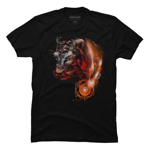 Men's Design By Humans Tiger Wild Dimension By Alnavasord T-shirt ...