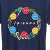 Women's - Friends - Christms Wreath Logo Short Sleeve Graphic T-Shirt - 2 of 4