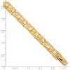 Black Bow Jewelry 7mm 10k Yellow Gold Nugget Link Bracelet, 8 Inch - 3 of 4